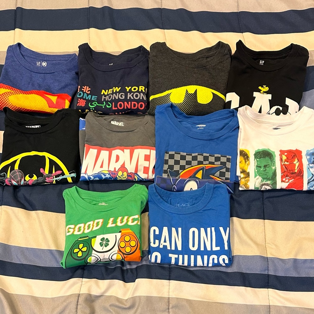 BUNDLE OF 10 S/S T-SHIRTS SIZE MEDIUM